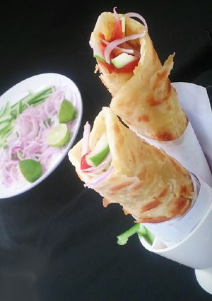 A picture of Kolkata Egg Roll.
