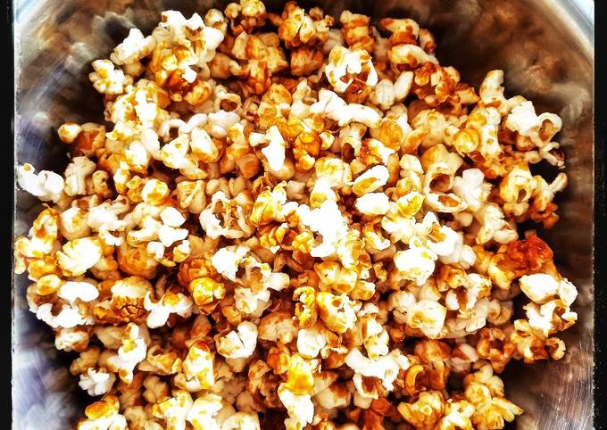 Pop-corn sucré à la poêle : Recette de Pop-corn sucré à la poêle