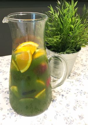 A picture of Green Tea Matcha Sangria.