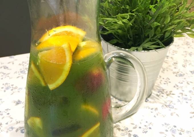 Recipe of Popular Green Tea Matcha Sangria for Appetizer Food