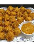 Lal masur dal bhajiyas