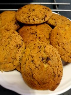 Una foto de Galletas con pepitas de chocolate