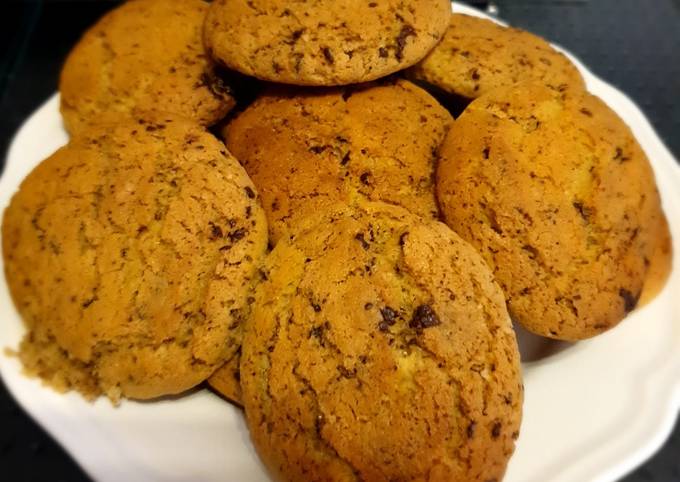 Receta El Vesubio: Galletas con pepitas de chocolate