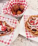 Funnel cakes y bunuelos de viento keto