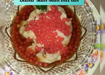 Resep Unik *Bubur sum-sum mix ubi* Sedap Nikmat