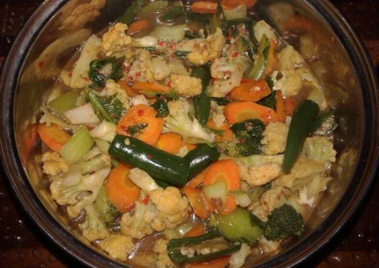 Tumis sayur campur campur