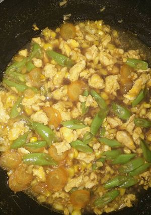 Foto resep Mpasi buncis kecap 1y+