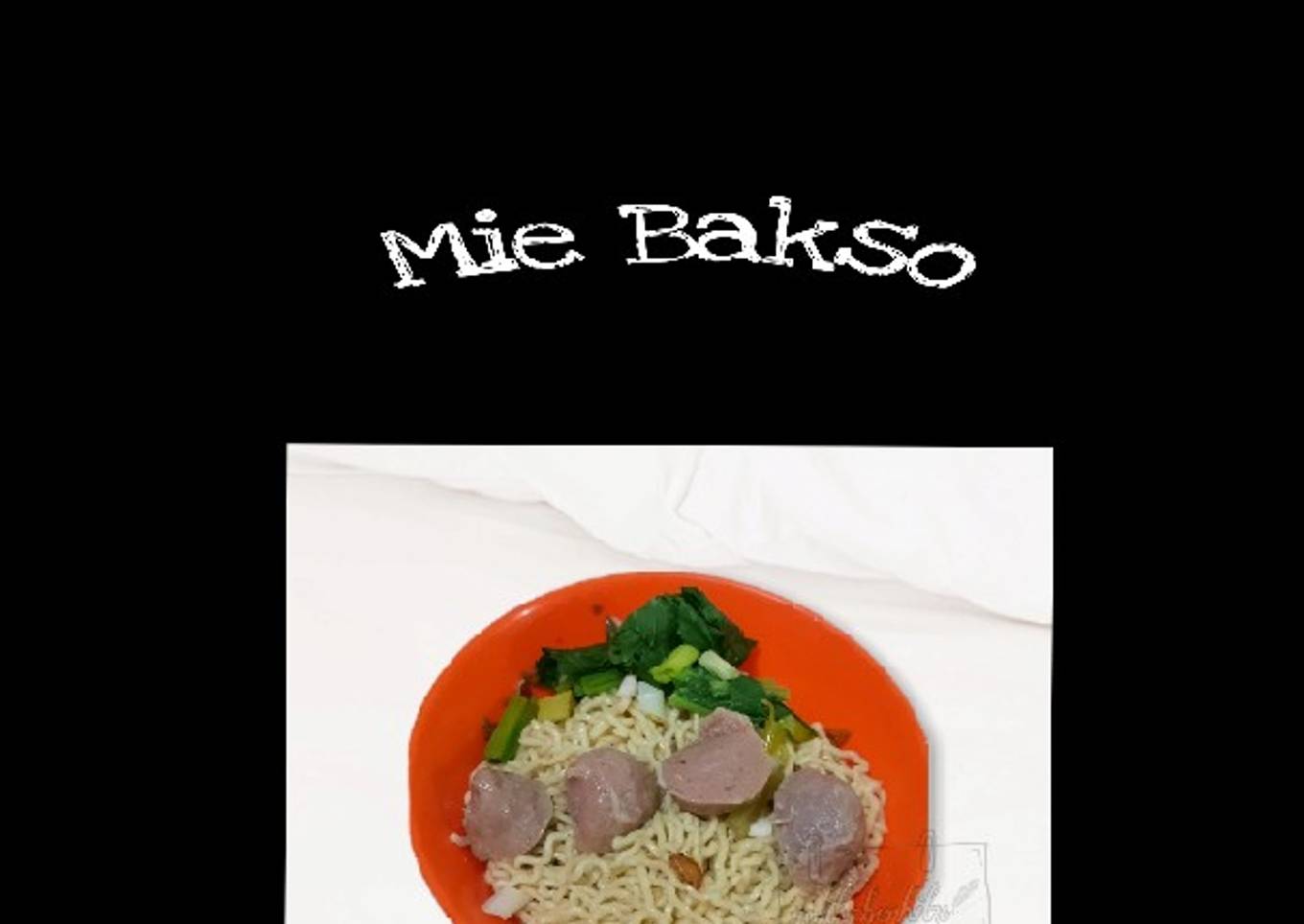 Mie Bakso 🍜 murah meriah