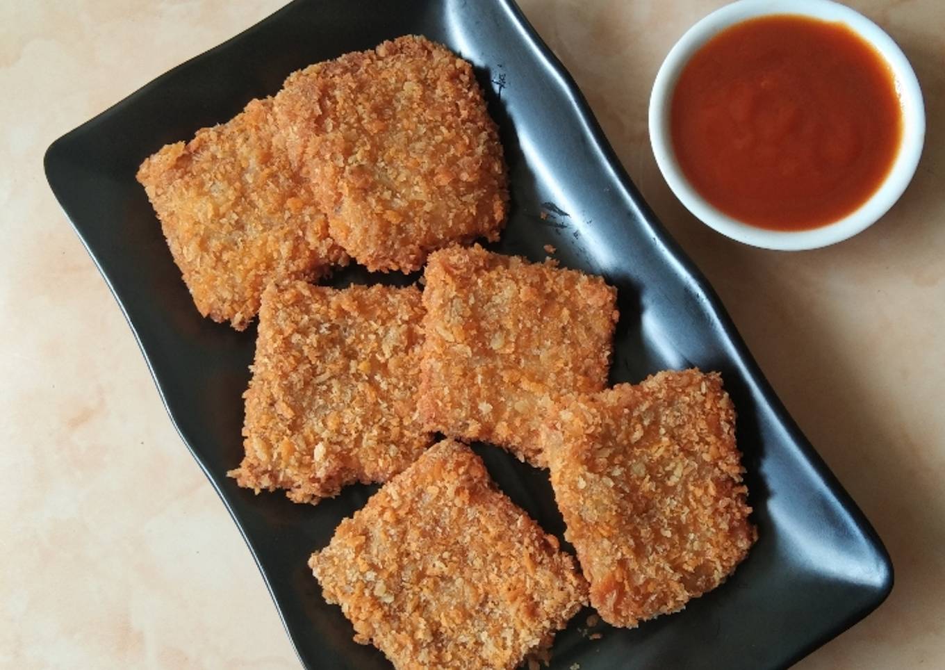 Tempe Goreng Panir Oregano