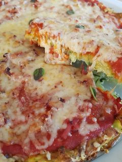 Une photo de Pizza pâte à la courgette