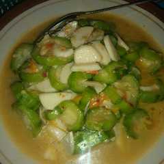รูปของ Tumis oyong bakso ikan