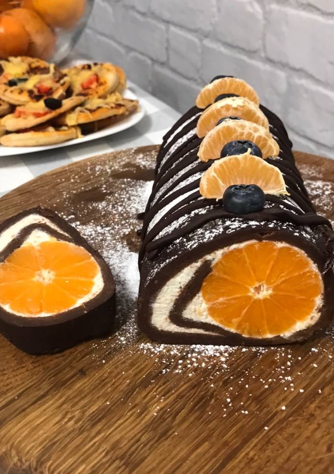 Мандариновий рулет🍊
