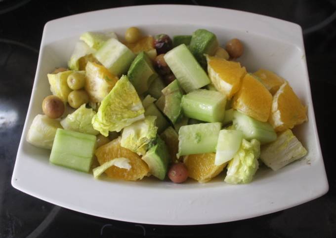 Ensalada De Pepino Y Naranja Receta De Jorbasmar Cookpad