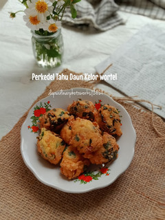 Foto resep Perkedel Tahu Daun kelor wortel