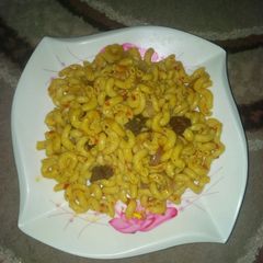 A picture of Jallof din macaroni.