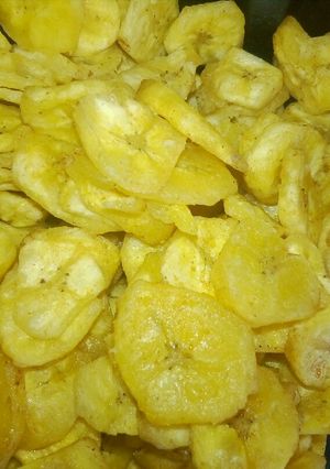 A picture of Banana crisps.