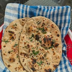 A picture of Wheat flour (Atta) Naan.
