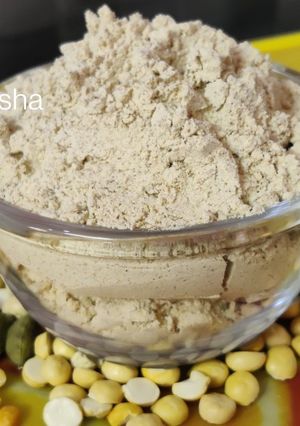 A picture of Maharashtrian Style Homemade Sattu Flour (सातूचे पीठ).
