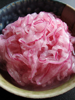 A picture of Instant Pickled Red Onion.