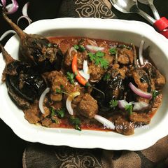 Bagara Mutton Baingan A picture of Bagara Mutton Baingan.