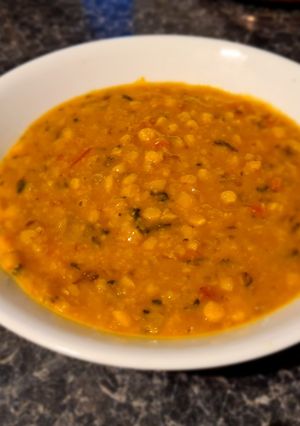 Indiai sárgaborsó curry (Tadka Dhal, Chana Dhal) recept fotója