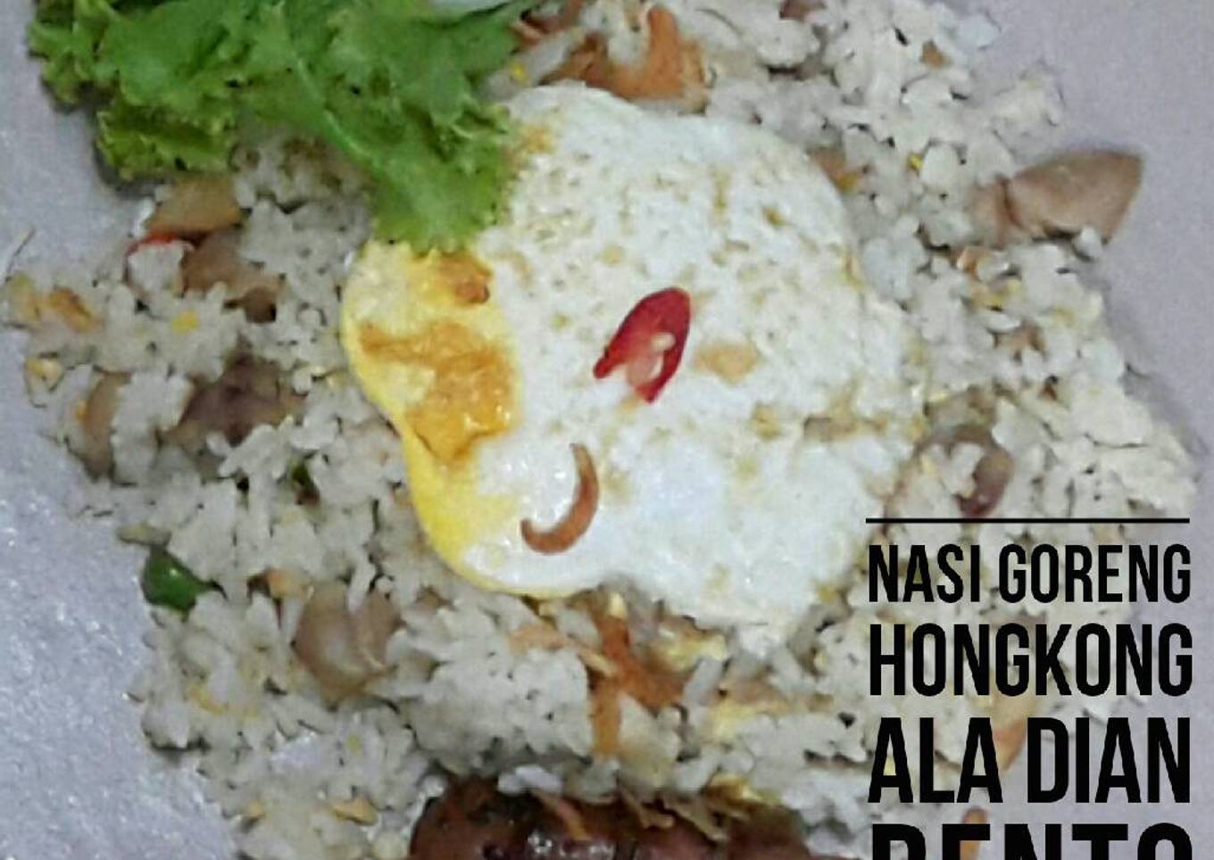 Cara Gampang Menyiapkan Nasi Goreng Hongkong Special Pake Telor 😄😍😜
yang Sempurna