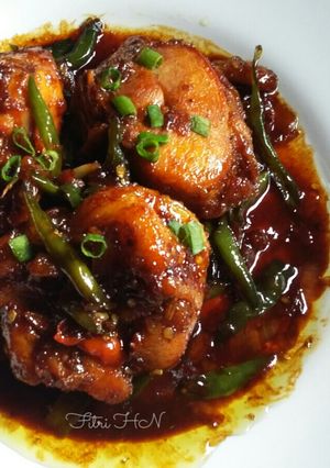 Foto resep Ayam Kecap Cabe Ijo