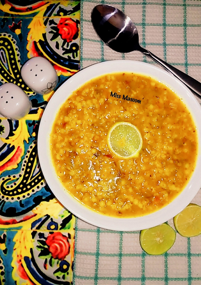 عکسی از دستور آش ماش