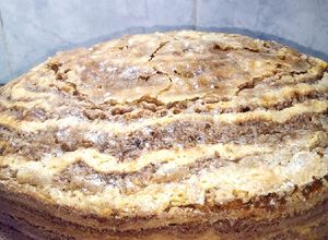 Una foto de Torta de aceite!!!😁tipo cebra💖