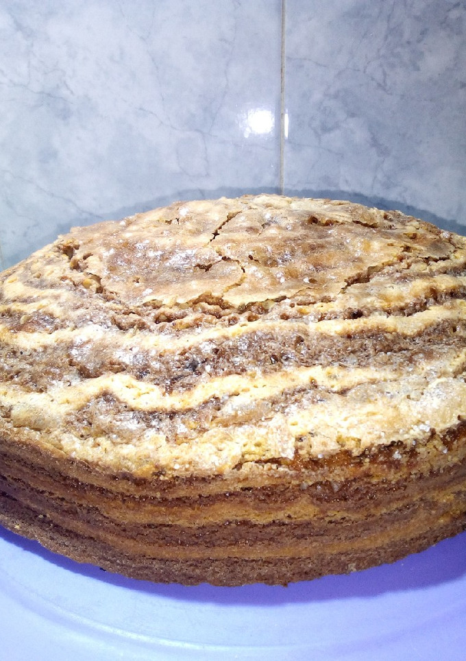 Una foto de Torta de aceite!!!😁tipo cebra💖