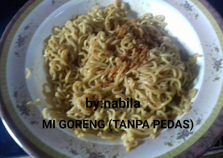 Resep Mi goreng (tanpa pedas) yang Lezat