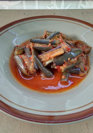 Foto resep Balado terong simpel🍆🍆🌶🌶