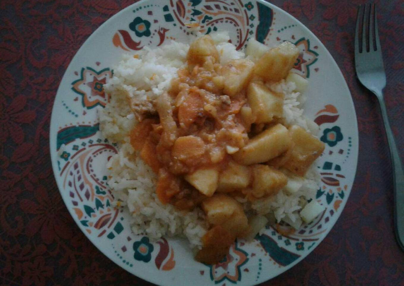Estofado de carne molida