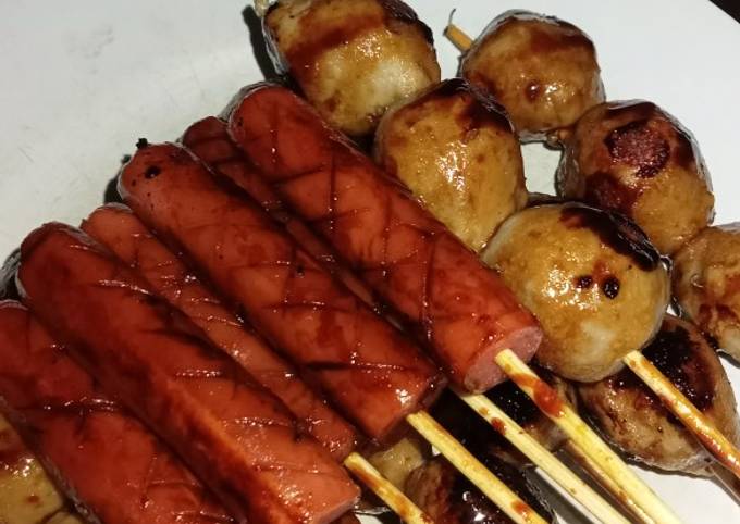 Resep Pensi Balon ~pentol Sosis Bakar Teflon~ Oleh Okha Xan Cookpad