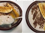 Una foto de gachas de avena y harina