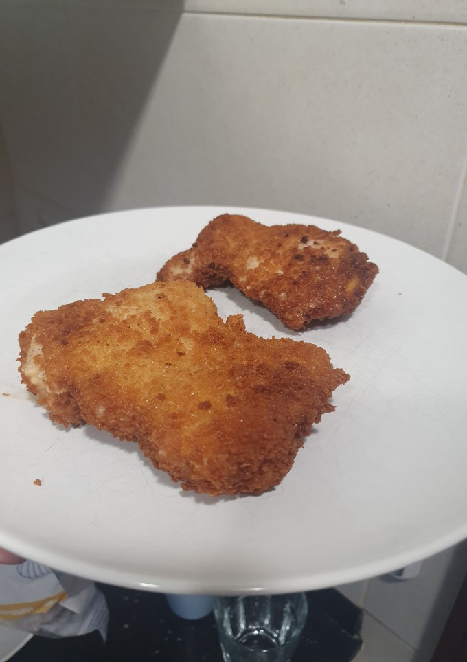 Una foto de Contramuslo de pollo rebozado