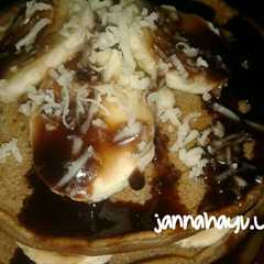 รูปของ Pancake pisang keju