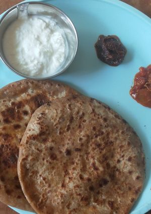 લસુની ચણા સ્ટફ્ડ પરાઠા રેસીપી મુખ્ય ફોટો