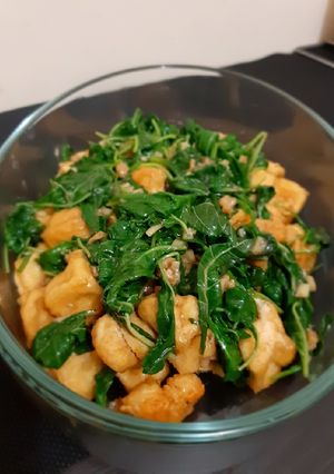 Foto resep Tahu Bayam Ebi