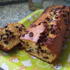 Una foto de Budín de vainilla con chips de chocolate