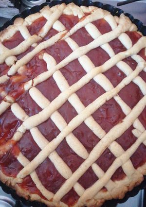 Una foto de Pastafrola de membrillo