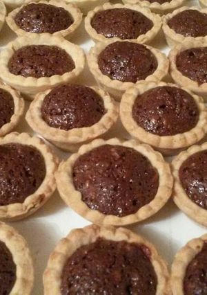 Una foto de Tarteletas de chocolate y nuez