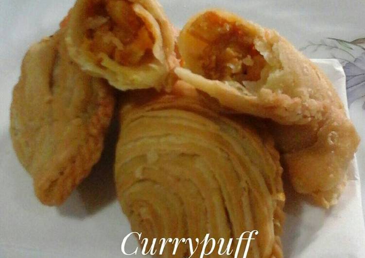 8 Resep: Currypuff pastry Kekinian