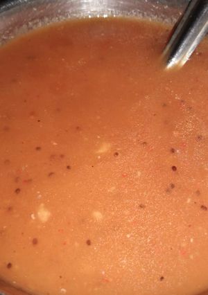 A picture of Tomato soup.