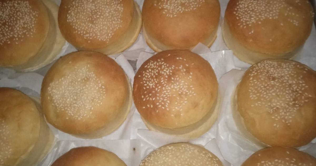 Resep Roti Bun Burger Empuk Oleh Krisma Trirezkya Peri - Cookpad