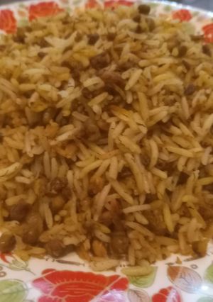 عکسی از دستور ماش پلو