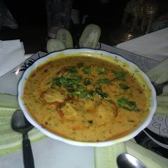 A picture of Masoor dal kadhi.