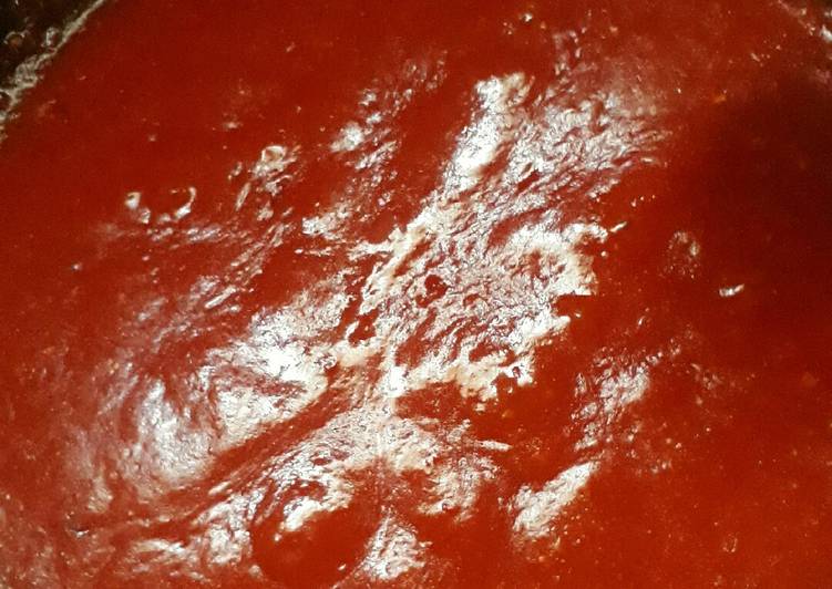 Saus tomat/sambal simpel awet