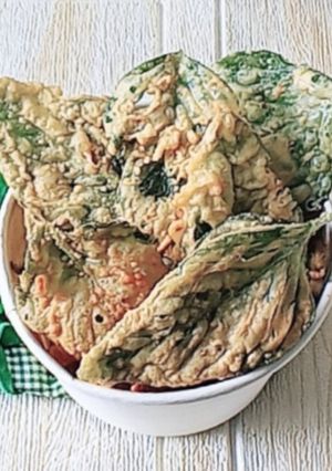 Foto resep Bayam Goreng Tepung