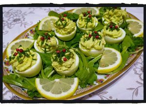 Foto di Uova ripiene all'Avocado